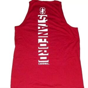 Stanford Cardinal Mens Two Side Logos Tank Top sz. Small New Tags Ncaa